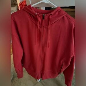 Old Navy Active, Crop Zip Hoodie, Fleece, Size M